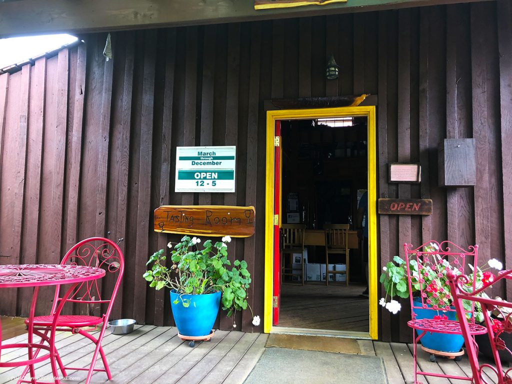 The tasting room at Mountain Cove Vineyards in Nelson County, Virginia PullOverAndLetMeOut.com