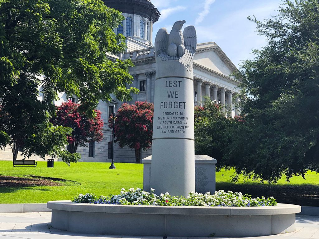 Law enforcement memorial SC State House PullOverAndLetMeOut