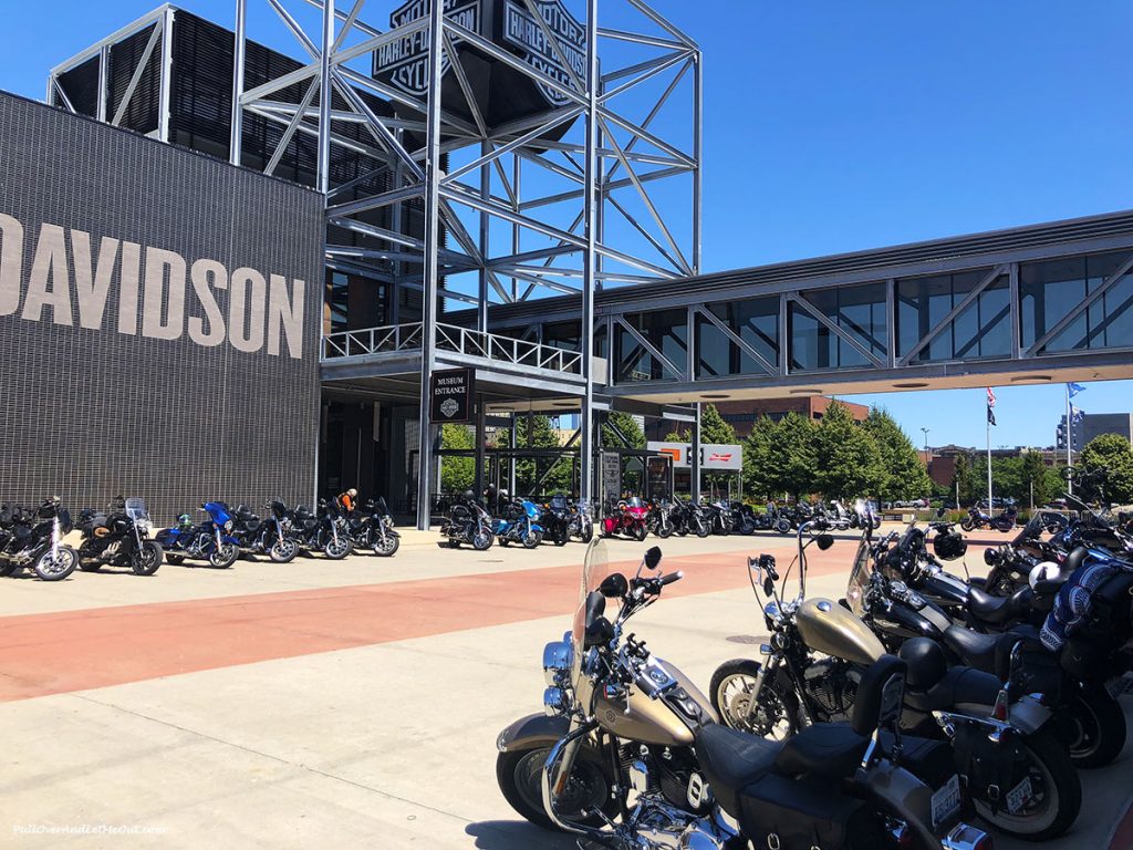 Harley-Davison Museum in Milwaukee, WI. PullOverAndLetMeOut