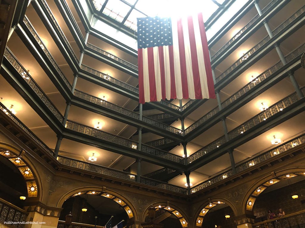 Atrium of the Brown Palace Hotel in Denver, Colorado. PullOverAndLetMeOut