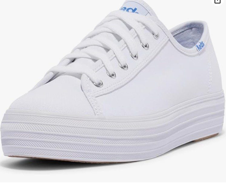 a white Keds platform sneaker