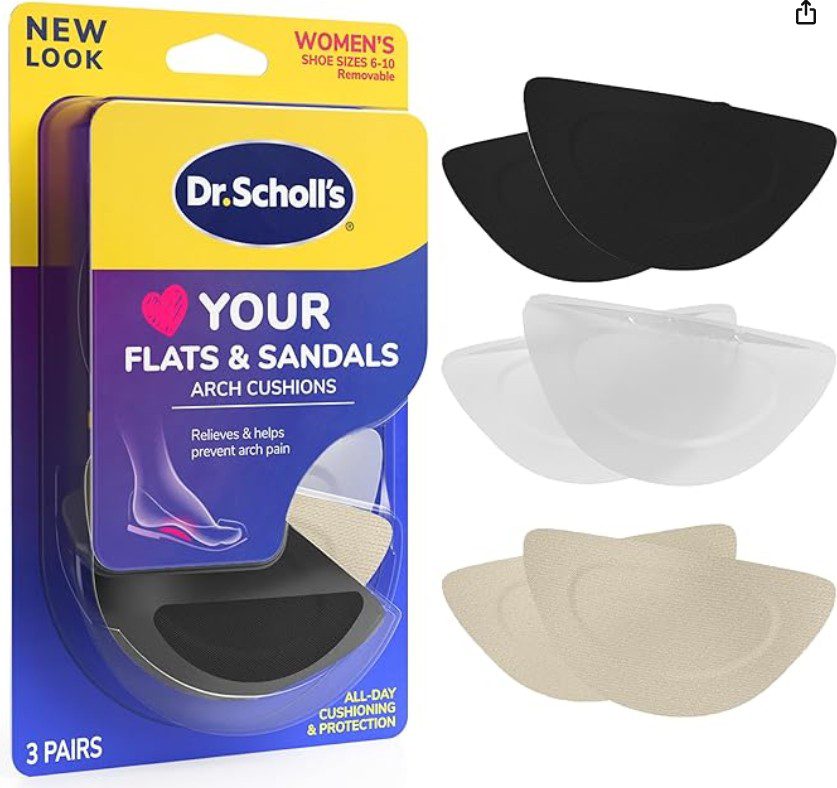 3 pairs of Dr Scholl's arch supports