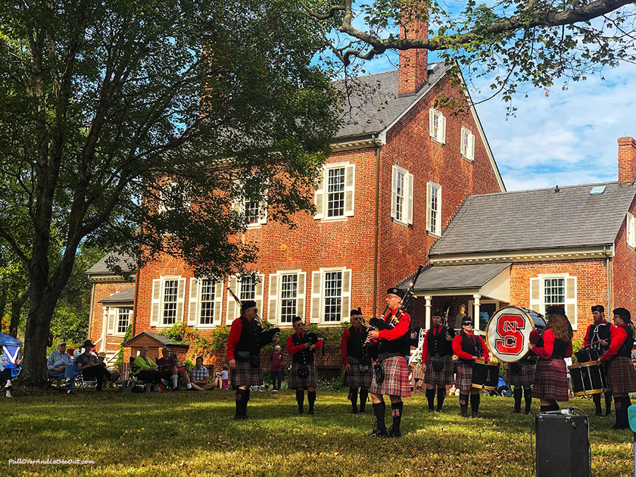 NC State Pipes & Drums at Ayr Mount