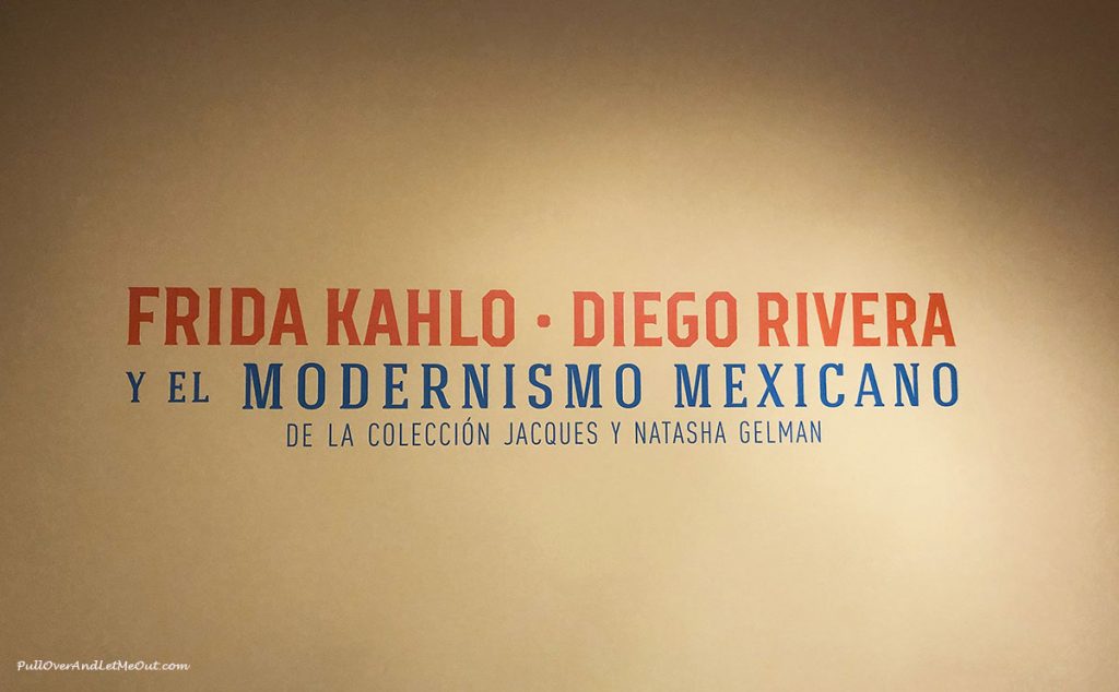 Sign that says Frida Kahlo & Diego Rivera