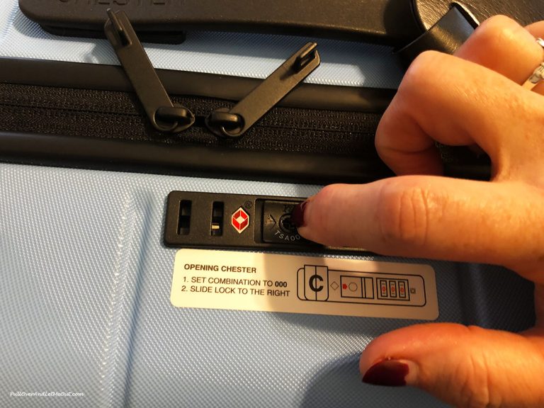 TSA suitcase lock