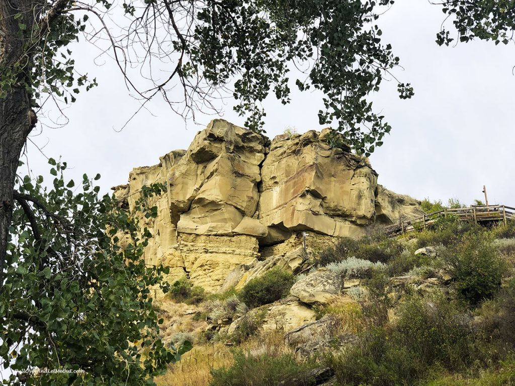 Pompeys Pillar National Monument in eastern Montana.