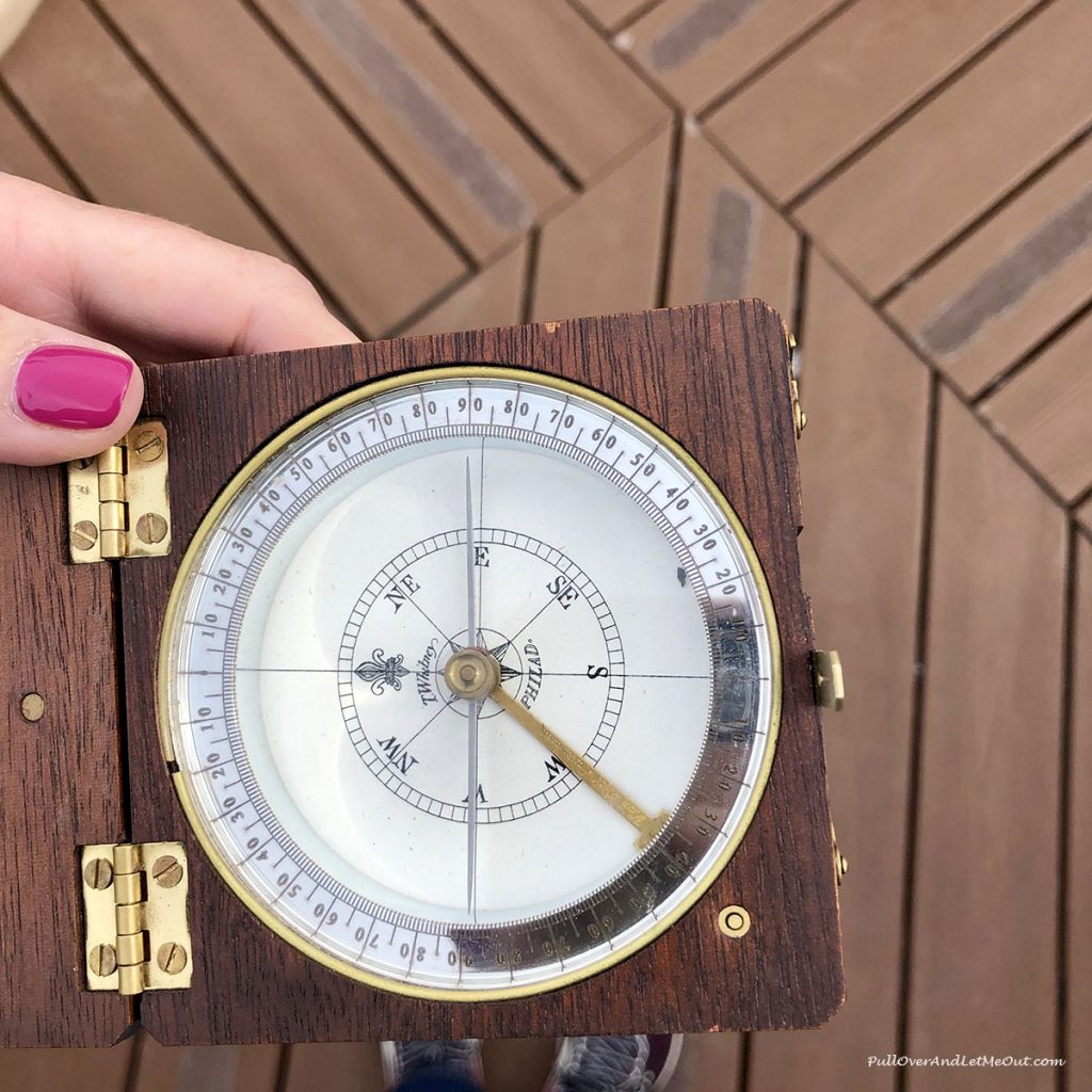 A compass