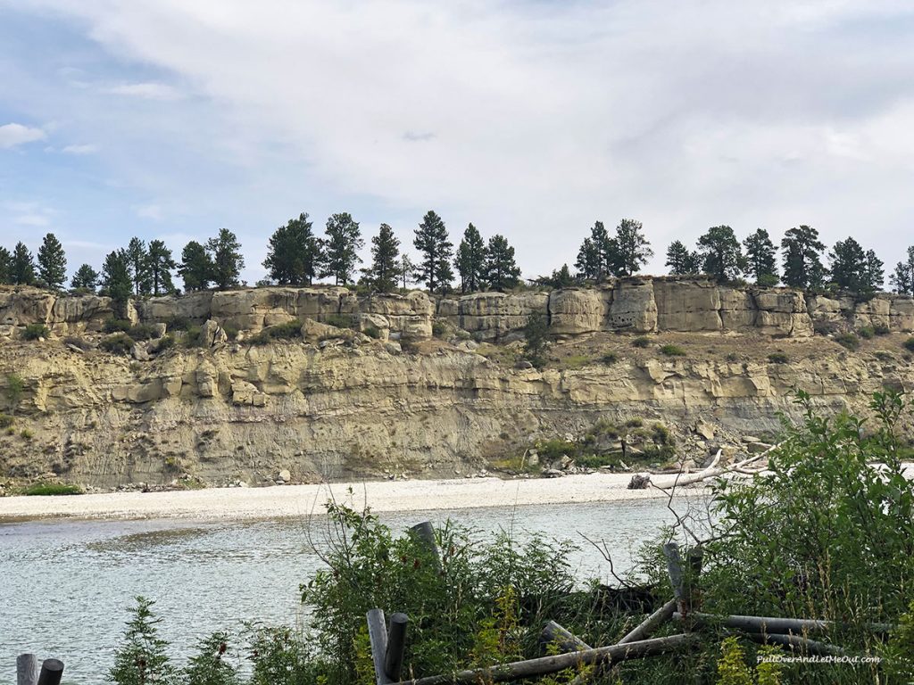 A view of the Yellowstone River in Montana