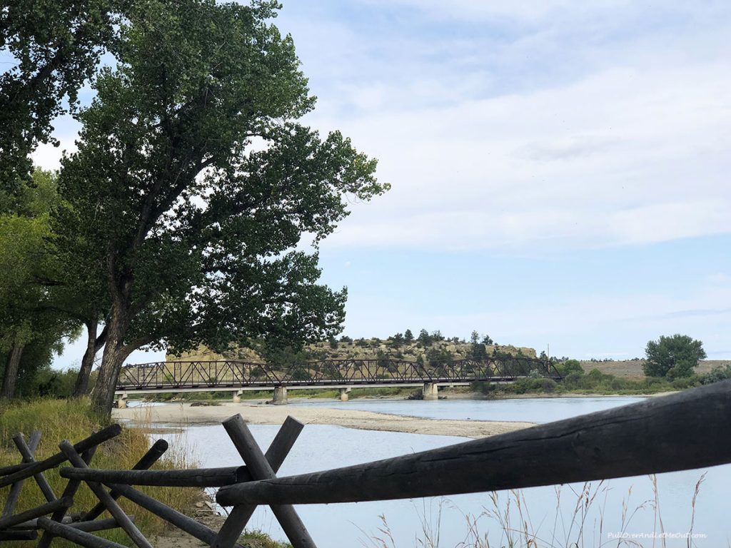 The Yellowstone River at Pompeys Pillar