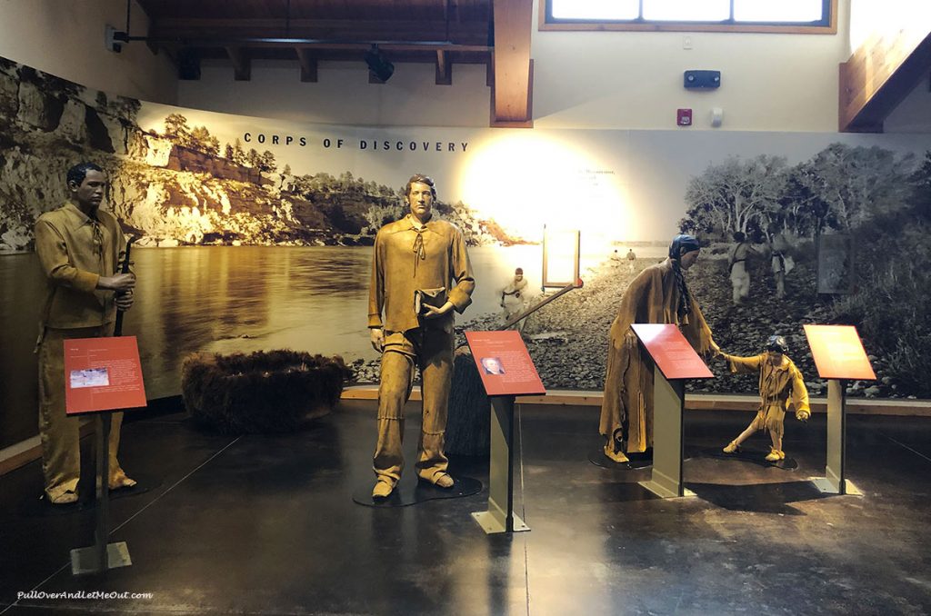 The museum at Pompeys Pillar in Montana.