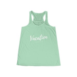 Vacation - Women's Flowy Racerback Tank