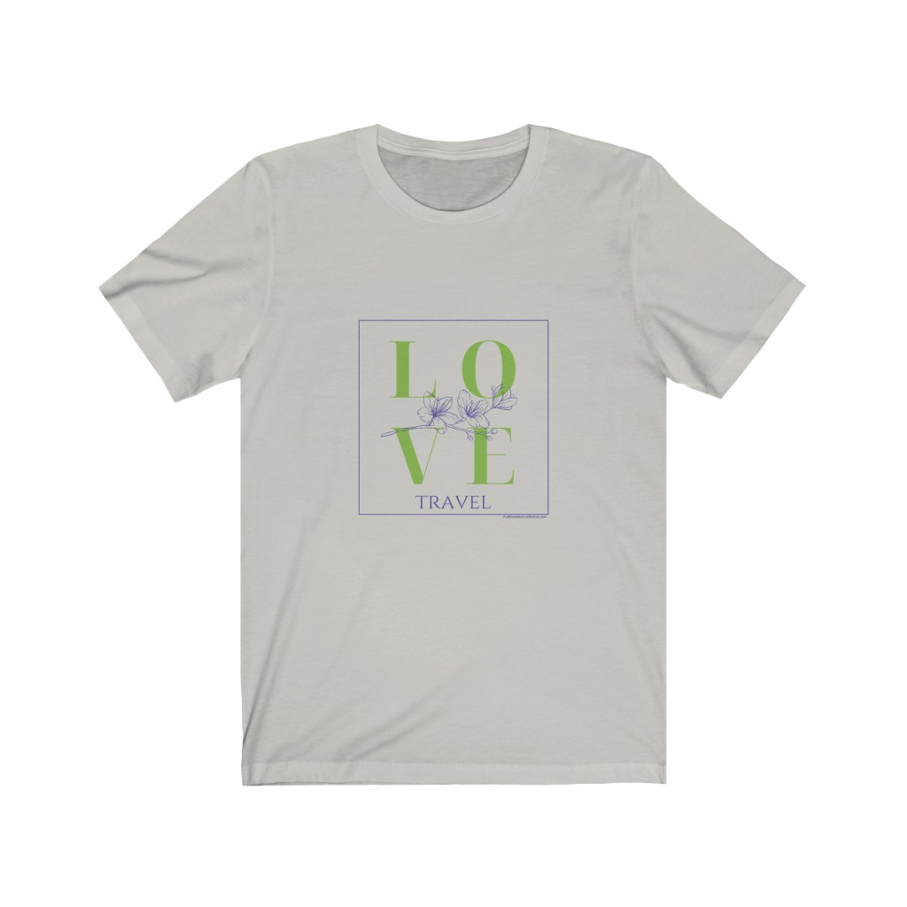 LOVE Travel - Unisex Jersey Short Sleeve Tee - Image 4