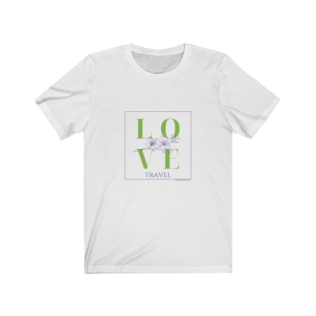 LOVE Travel - Unisex Jersey Short Sleeve Tee - Image 2