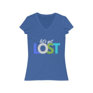 LOST Women's Jersey Short Sleeve V-Neck Tee
