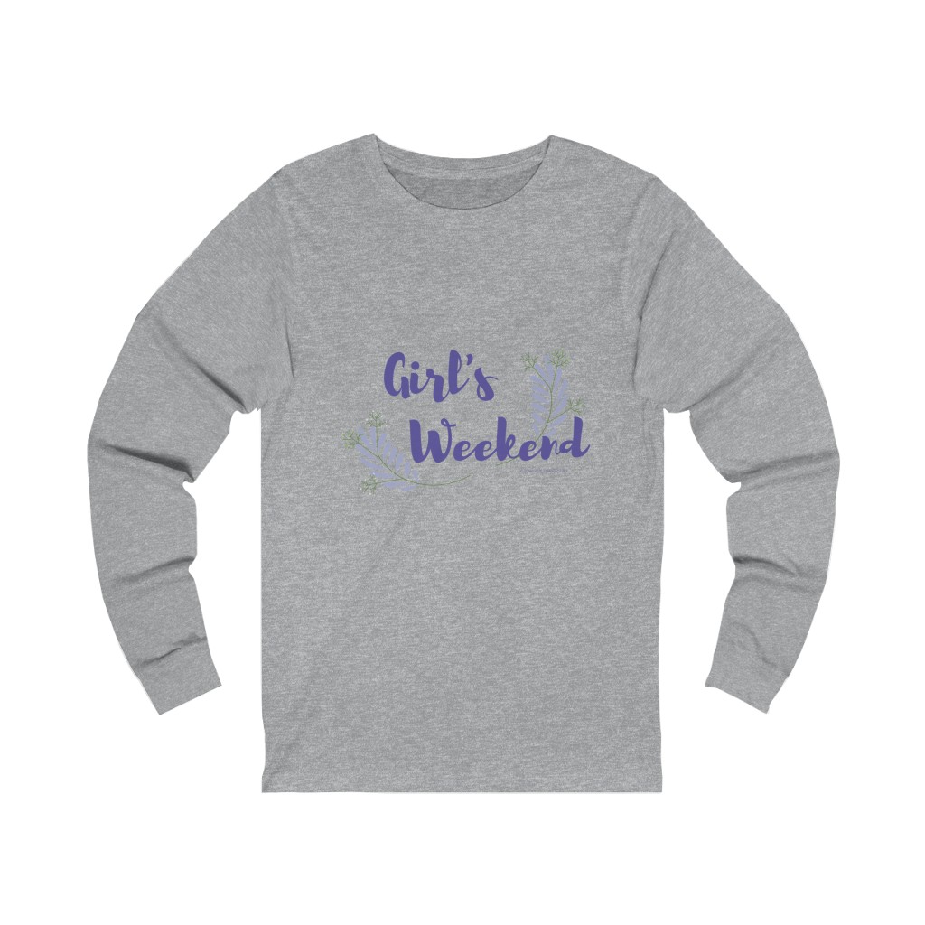 Girl's Weekend - Unisex Jersey Long Sleeve Tee - Image 2