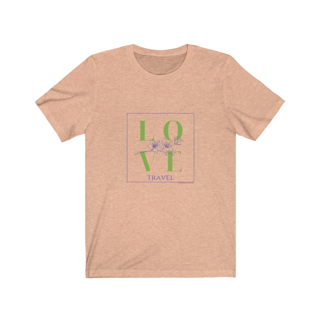 LOVE Travel - Unisex Jersey Short Sleeve Tee - Image 5