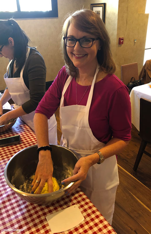 Me making pasta at Il Palio in the Siena Hotel Chapel Hill, NC PullOverAndLetMeOut