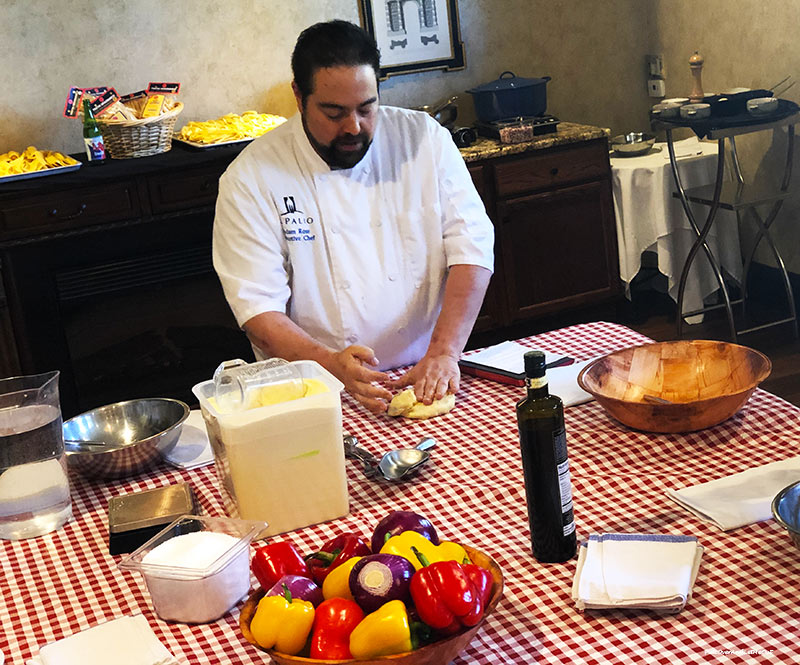 Chef making pasta Il Palio Chapel Hill NC PullOverAndLetMeOut