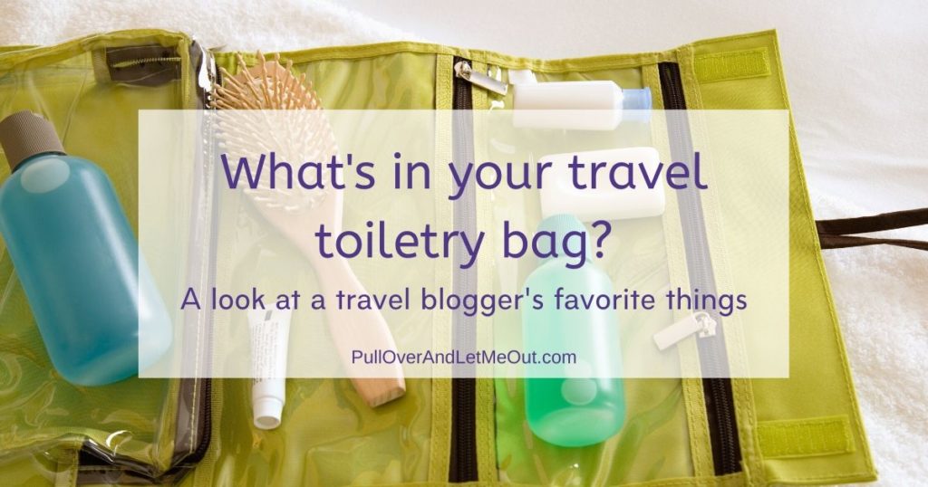 Travel toiletry bag PullOverAndLetMeOut