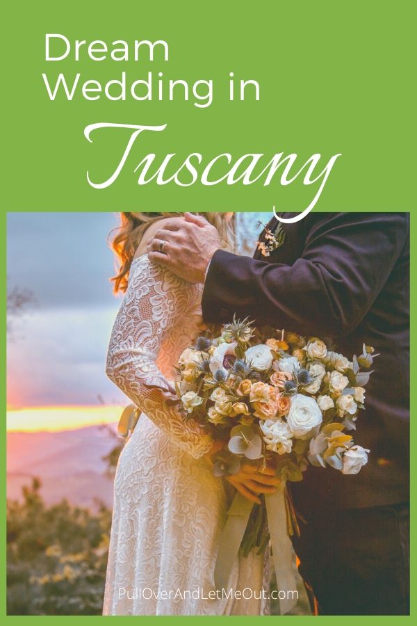 Bride & Groom in Tuscany, Italy