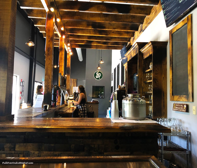 A taproom at the brewery
