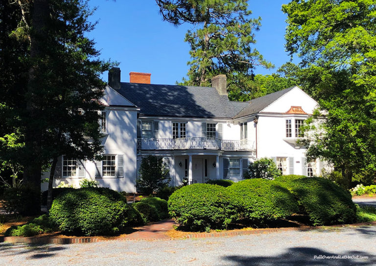 Exterior of the Weymouth Center for the Arts and Humanities in Southern Pines, NC