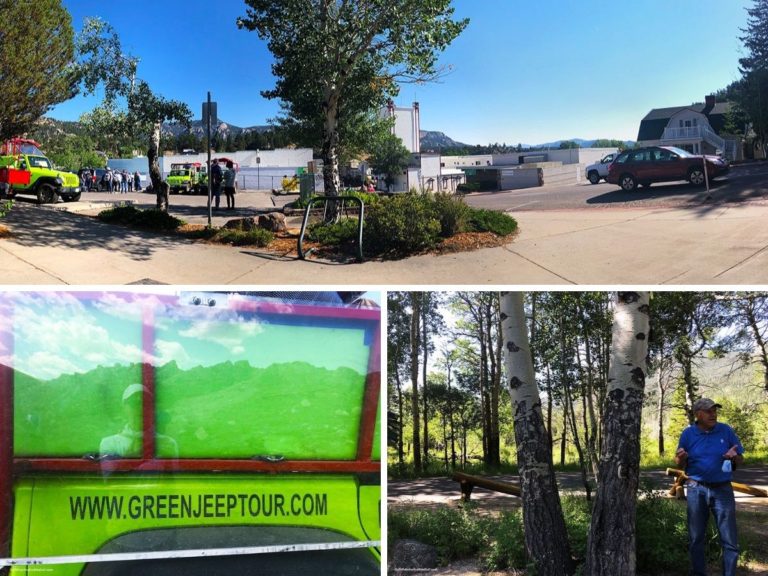 Collage of Green Jeep Tour photos