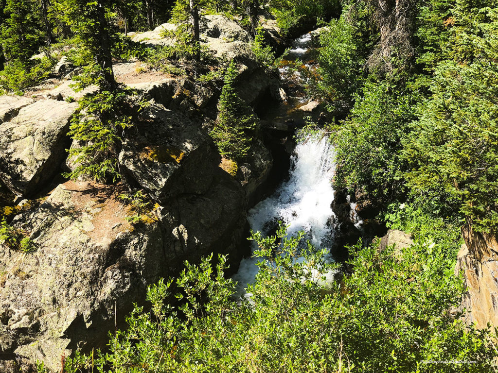 Waterfall in Rocky Mountain National Park Colorado