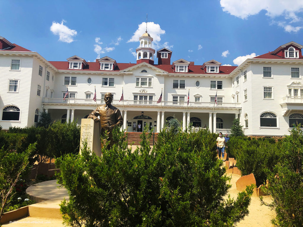 Exterior of The Stanly Hotel in Estes Park, Colorado