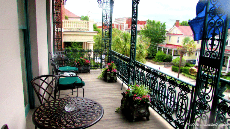 Balcony at the John Rutlege House Inn