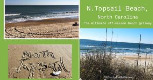 collage of beach pictures N. Topsail Beach, NC Pulloverandletmeout