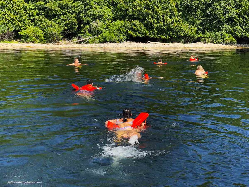 swimming in Lake Michigan Door County Wisconsin PullOverAndLetMeOut