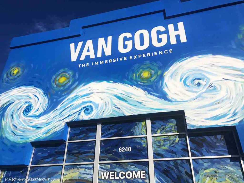 The entry to Van Gogh Immersive Experience