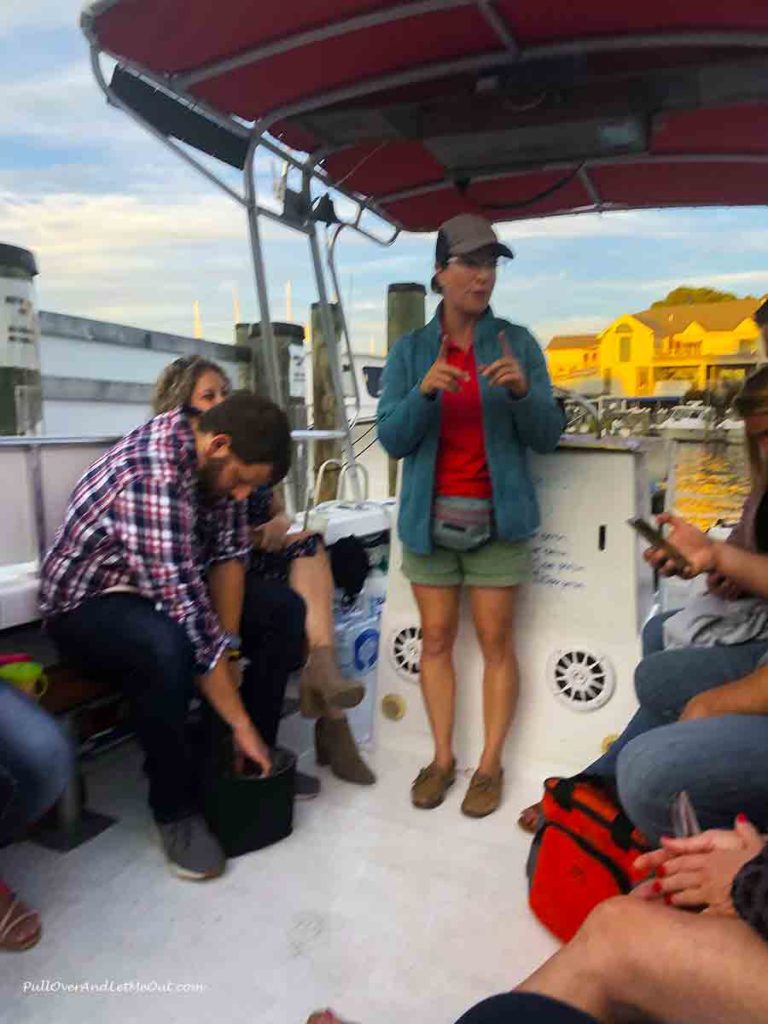 Captain Joyce of St. Michaels Harbor Shuttle Tours