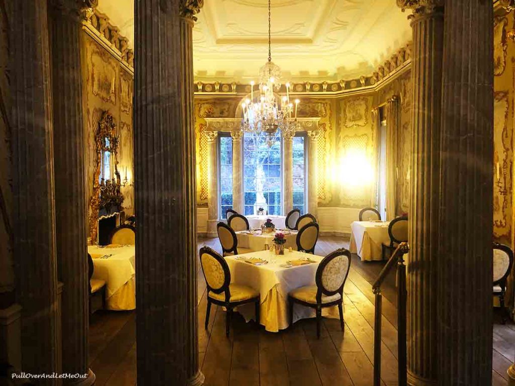 dining room at Albemarle Estate