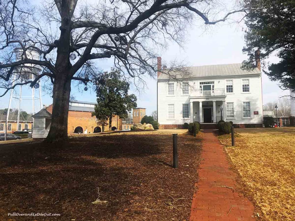 The overseers house at Rocky Mount Mills