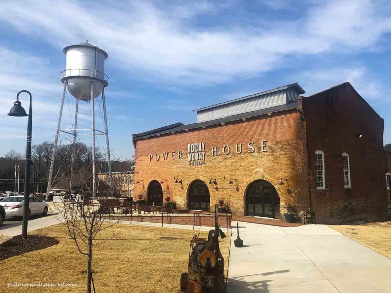 water tower and Power House at Rocky Mount Mills