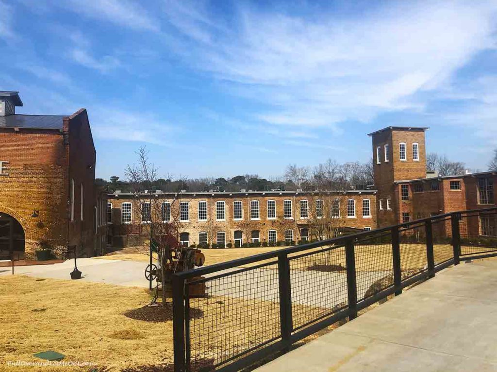 The outside of Rocky Mount Mills