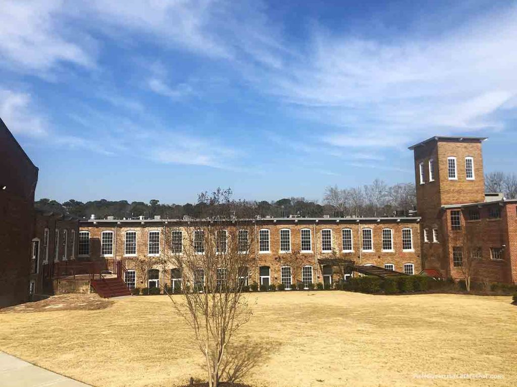 a renovated brick cotton mill building