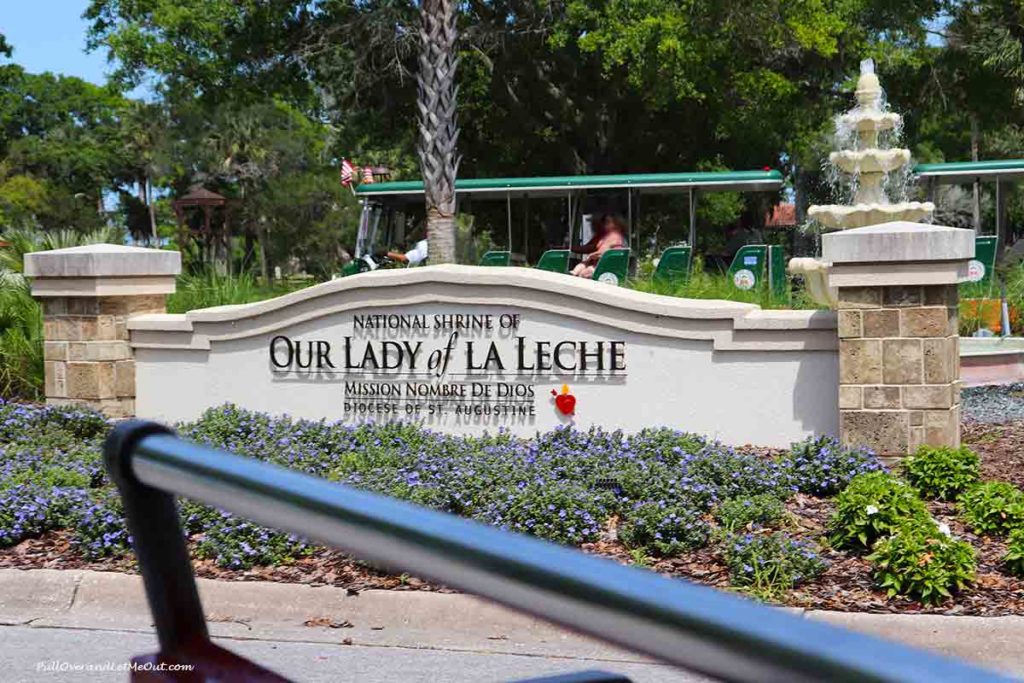 Entrance to National Shrine of Our Lady of La Leche Shrine