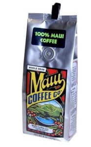 a bag of Maui coffee