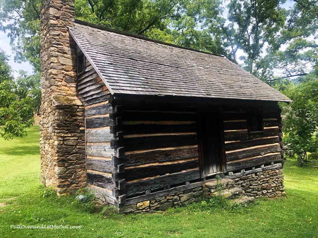 a log cabin