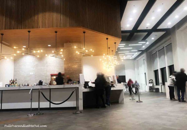 the lobby of the Lakeland Cultural Arts Center in Littleton, NC