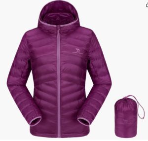a womens down jacket
