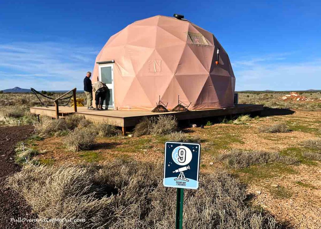 a dome in the desert