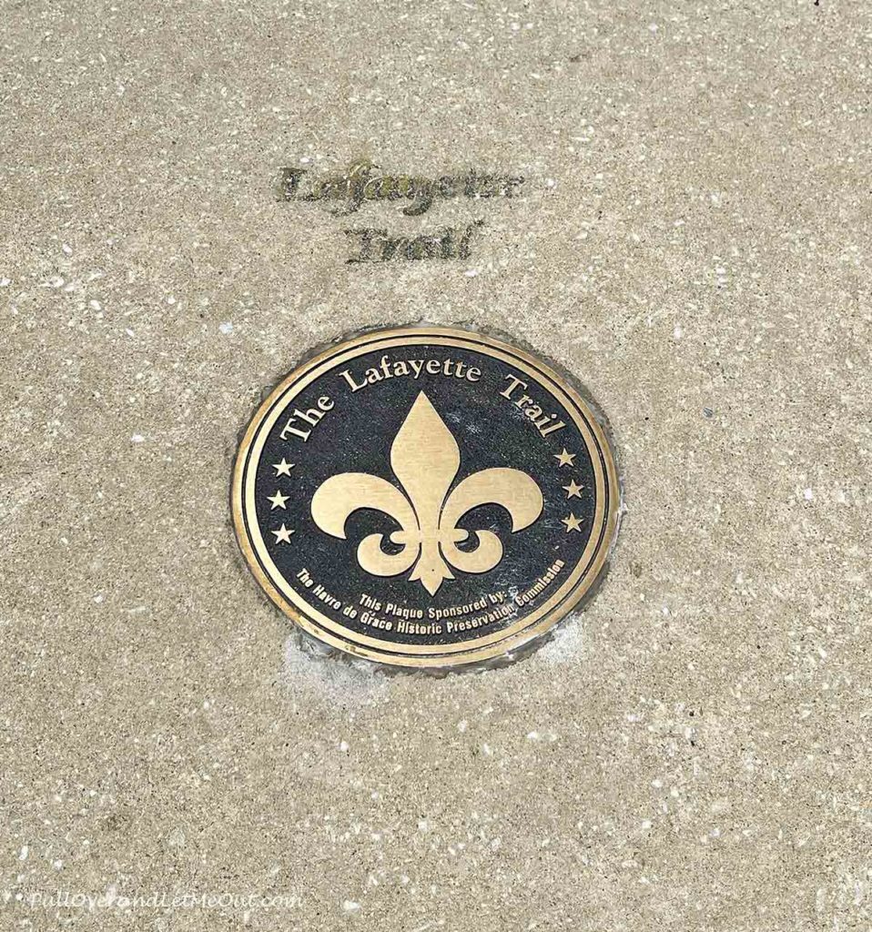 a fleur de lis on the street