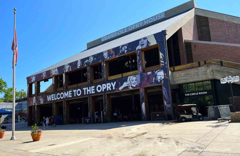 front of the Grand Ole Opry House in Nashville