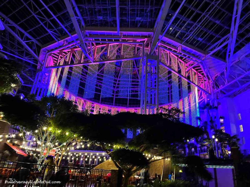 dancing lights at night Gaylord Opryland