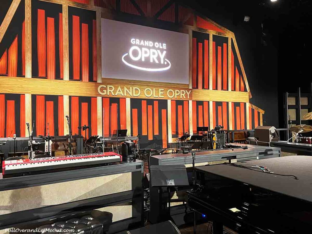 stage at the Grand Ole Opry