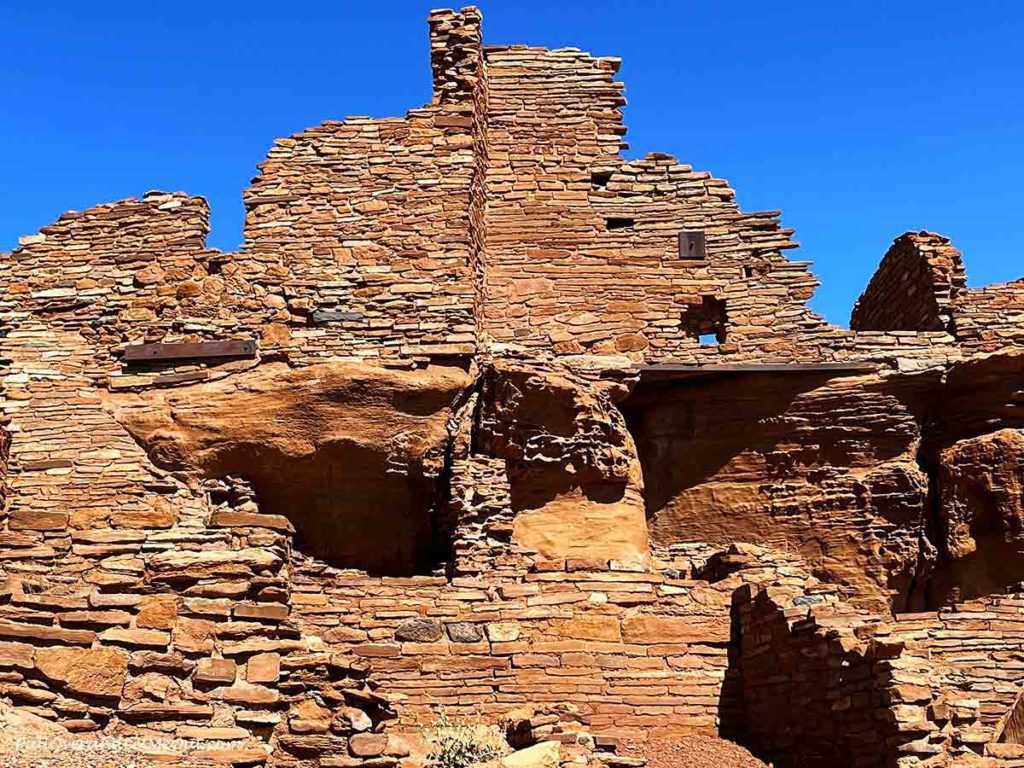 a red rock Native American pueblo in Arizona